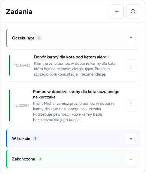 System Zadaniowy dla Supportu